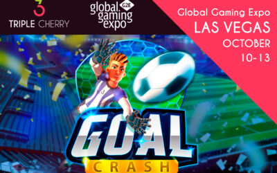 Triple Cherry presents at Global Gaming Expo (Las Vegas) its world novelty: Goal Crash, the best football-themed Crash game