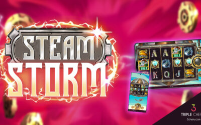 The new Triple Cherry video slot:  SteamStorm