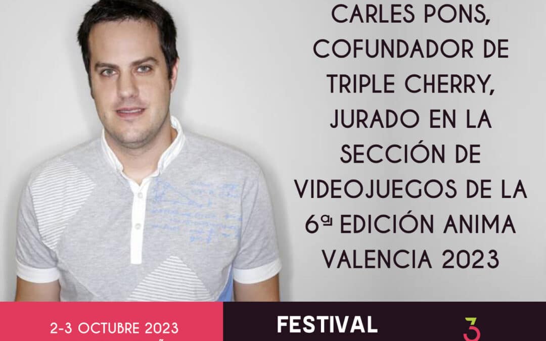 Carles Pons, jurado videojuegos Anima Valencia 2023