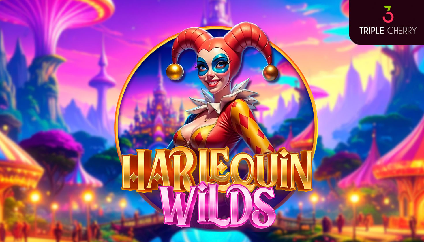 harlequin_wilds_1470x840 neon punk slot game